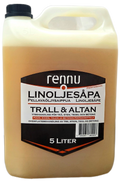 Rennu Linoljesåpa  – Naturell 5 liter