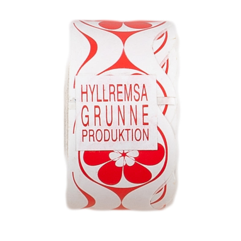 Hyllremsa – röd blomma, självhäftande (5 m)