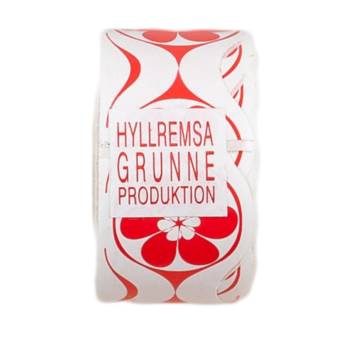 Hyllremsa – röd blomma, självhäftande (5 m)