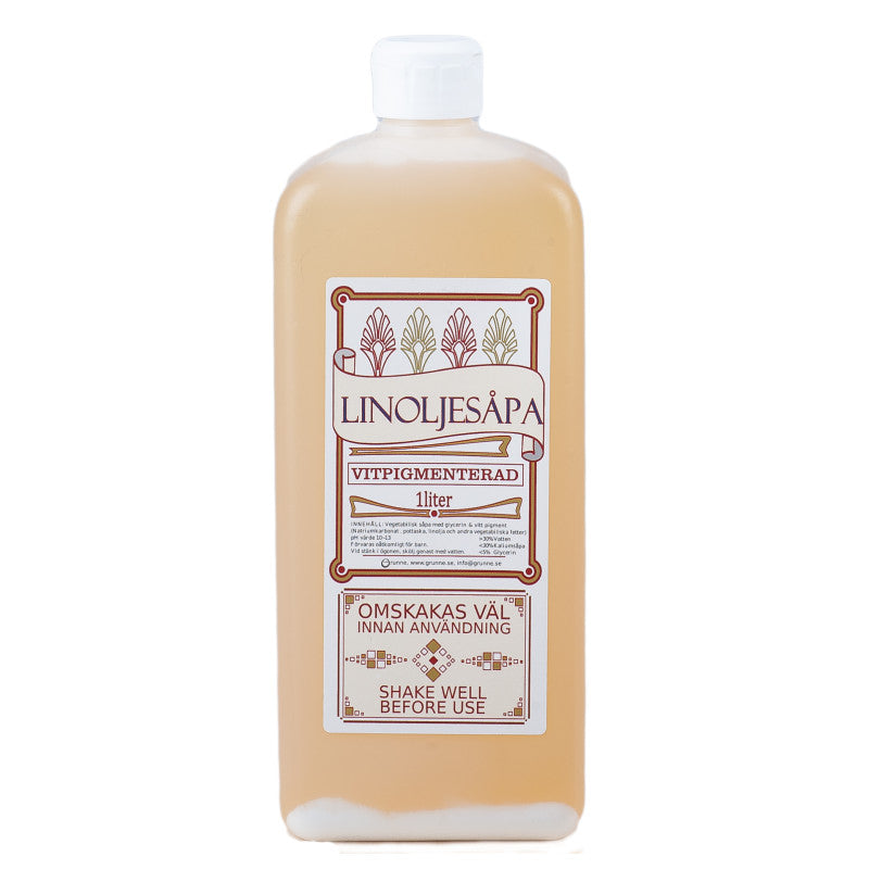 Linoljesåpa Vit 1L