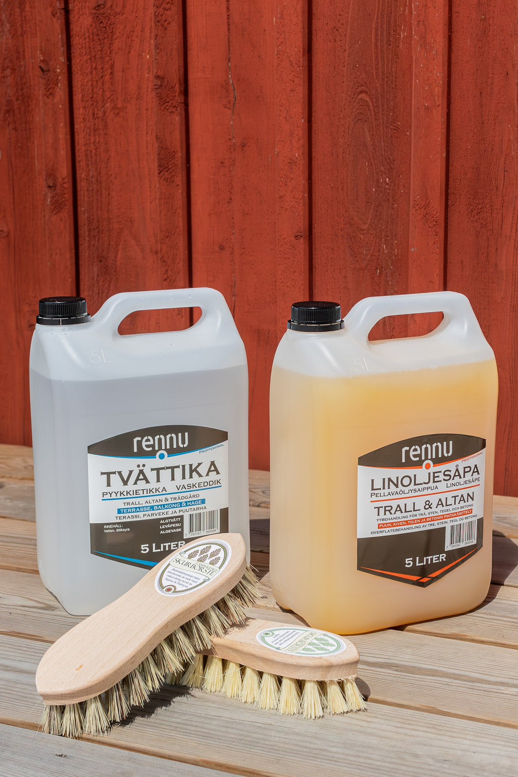 Rennu Linoljesåpa  – Naturell 5 liter