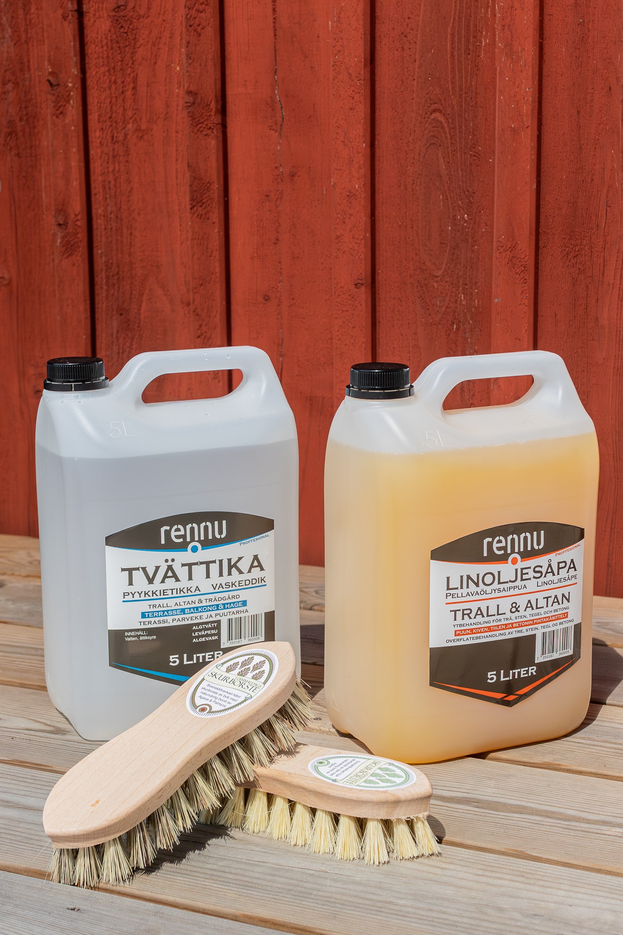 Rennu Linoljesåpa  – Naturell 5 liter