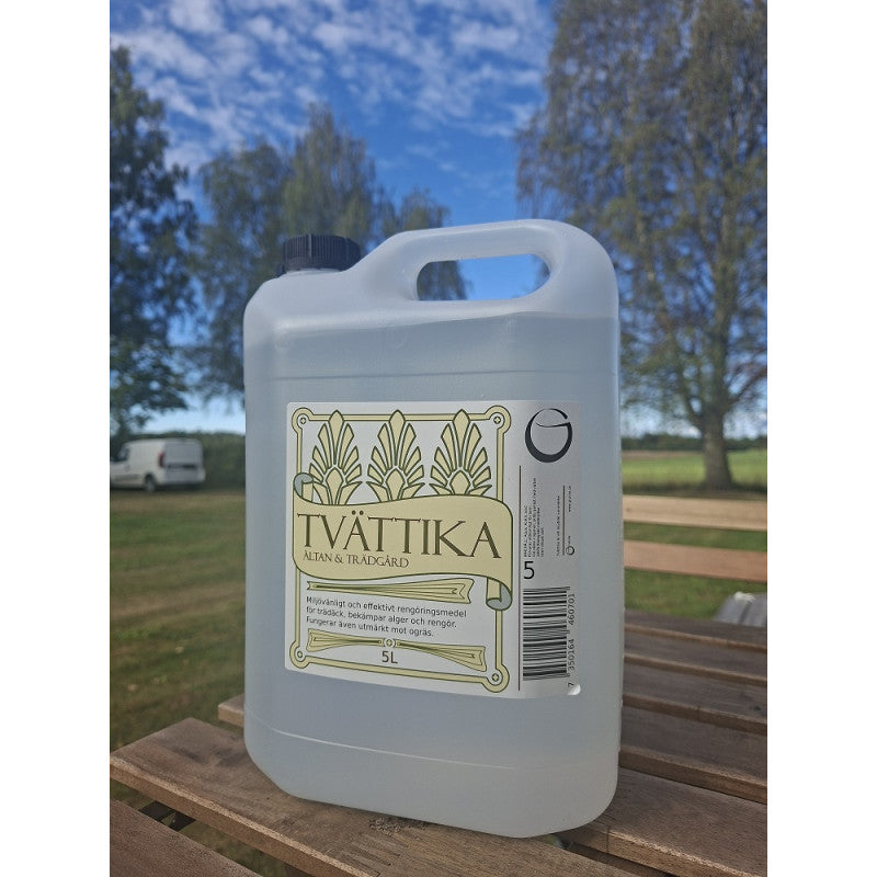 Tvättika Oparfymerad 5 L – effektiv algtvätt för altan och utomhusytor