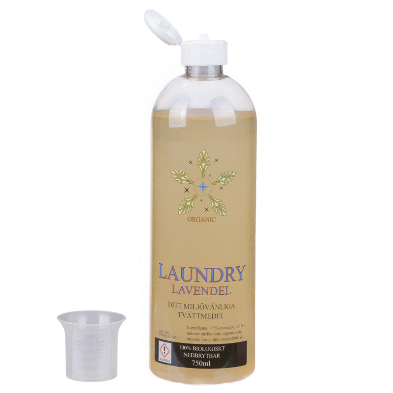 Tvättmedel Laundry Lavendel – skonsam rengöring med naturlig friskhet